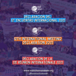 Declaration of the 12th International Meeting of the World March of Women 29th-31st October, 2021
