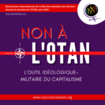 Déclaration: L'OTAN, outil idéologico-militaire du capitalisme