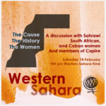 18th Feb: International Webinar - World Day of Solidarity with Saharawi Women