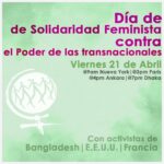 21 de Abril: Webinar internacional - Día de Solidaridad Feminista contra el Poder de las Transnacionales