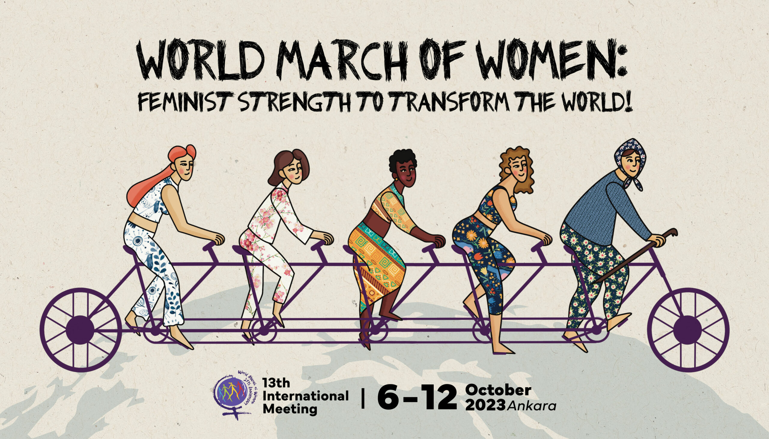Countdown has begun for the 13th International Meeting of the World March of Women: 6th-12th October 2023, Ankara, Turkey