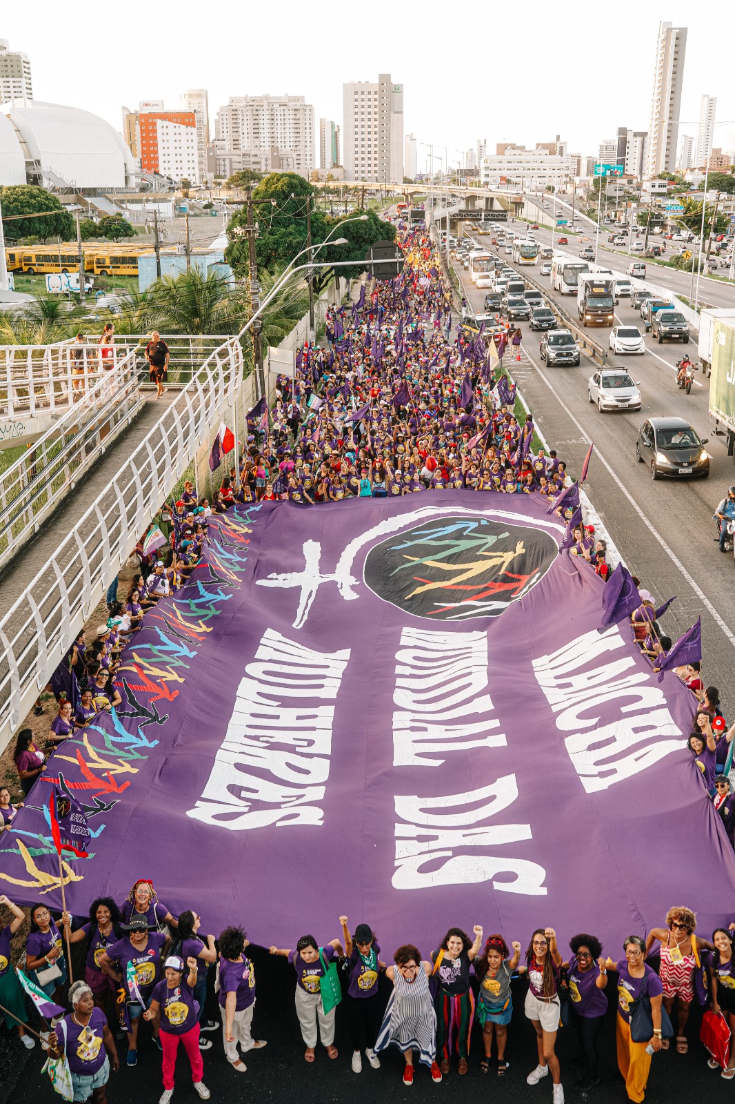 "Feminismo es revolución": se realizó en Natal-RN el 3º Encuentro Nacional de la Marcha Mundial de las Mujeres Brasil