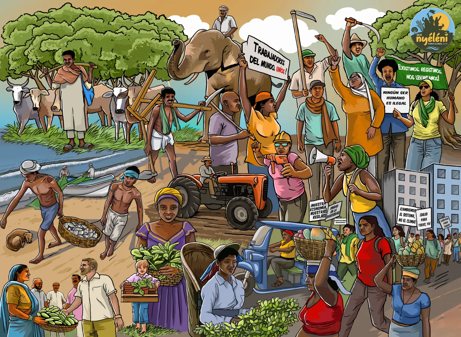 3ER FORO GLOBAL NYÉLÉNI: EL CLAMOR POR LA ‘TRANSFORMACIÓN SISTÉMICA’ SE INTENSIFICA MIENTRAS SRI LANKA SE PREPARA PARA ALBERGAR EL MAYOR ENCUENTRO DE MOVIMIENTOS SOCIALES DEL MUNDO